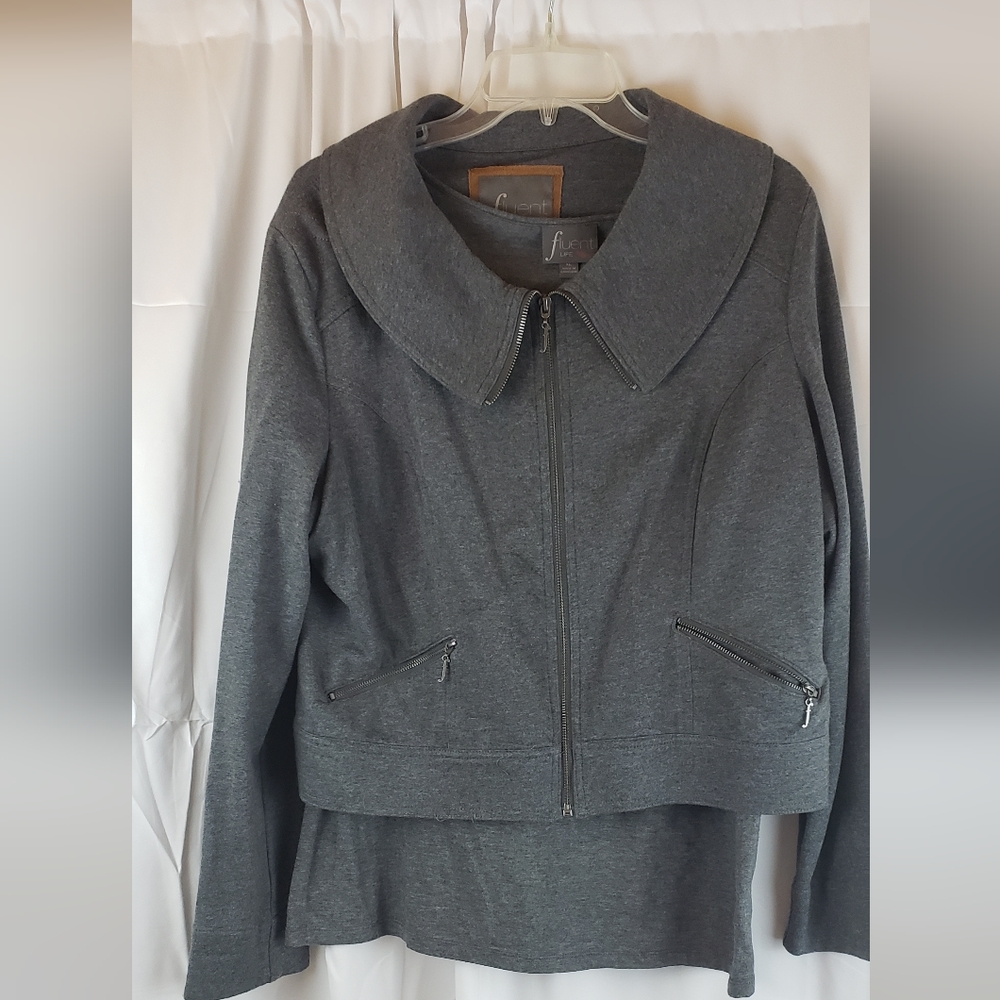 COPY - 2 piece top and zip up jacket